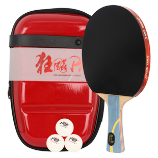 红双喜乒乓球拍专业级狂飚PRO单拍狂飚王直拍横拍狂飙龙兵乓球拍