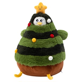 OCE圣诞树毛绒玩偶公仔海鸥Oddy雪人娃娃摆件装饰圣诞节圣诞礼物