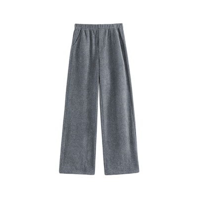 xmoom松紧腰直筒显瘦休闲裤