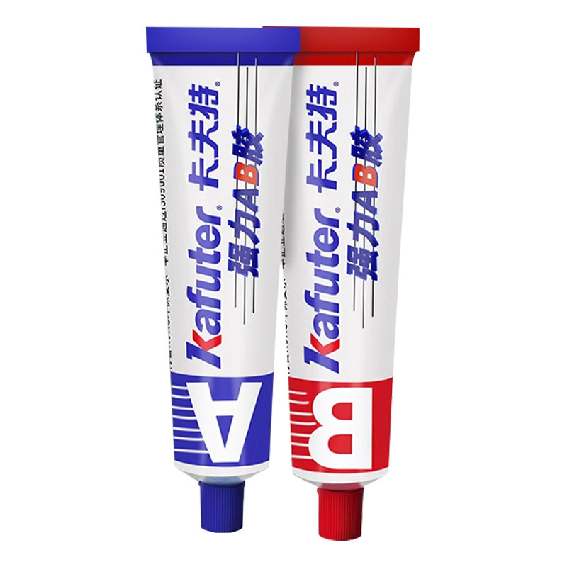 卡夫特强力ab胶强力胶 丙烯酸胶水玻璃陶瓷塑料粘铁环氧树脂石材铝合金不锈钢防水 快干瓷砖专用金属胶粘得牢