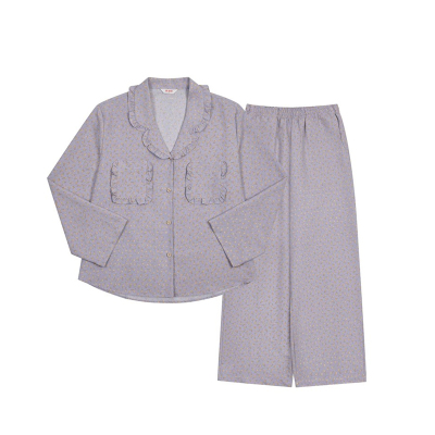 乌拉拉进口睡衣碎花女家居服休闲