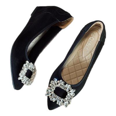 尖头软底小码女鞋313233单鞋女