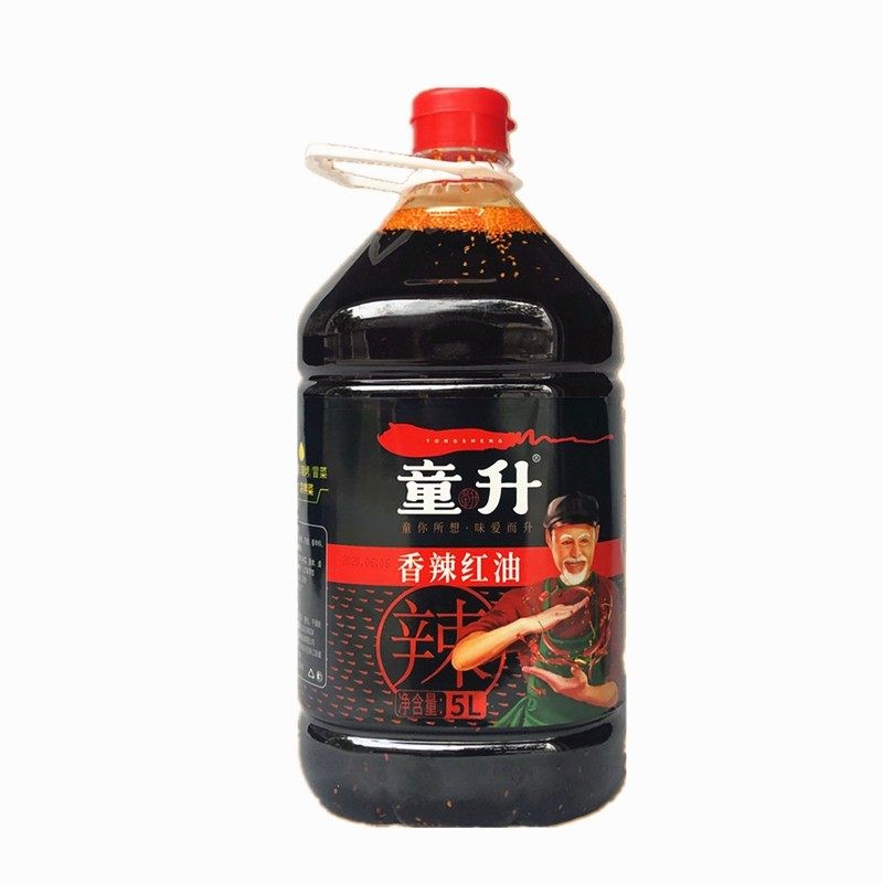童升香辣红油四川麻辣辣椒油调料