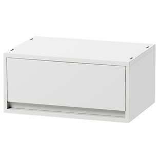 可叠加抽屉式收纳盒办公室桌面A4文件资料多层储物盒整理日式简约