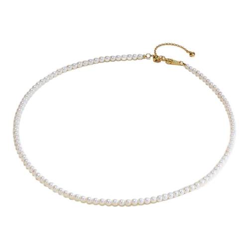 欧诗漫珠宝淡水珍珠项链小米珠手链弹力手串近圆颈链送新年礼物X