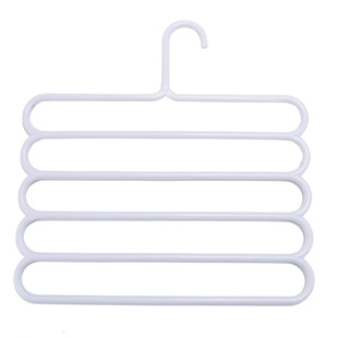 无痕多功能裤夹子多层裤架裤子衣架家用裤夹衣柜收纳神器挂裤专用