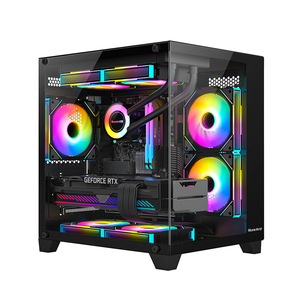 航嘉S900/V320初恋海景房机箱电脑台式机游戏matx主板240水冷机箱