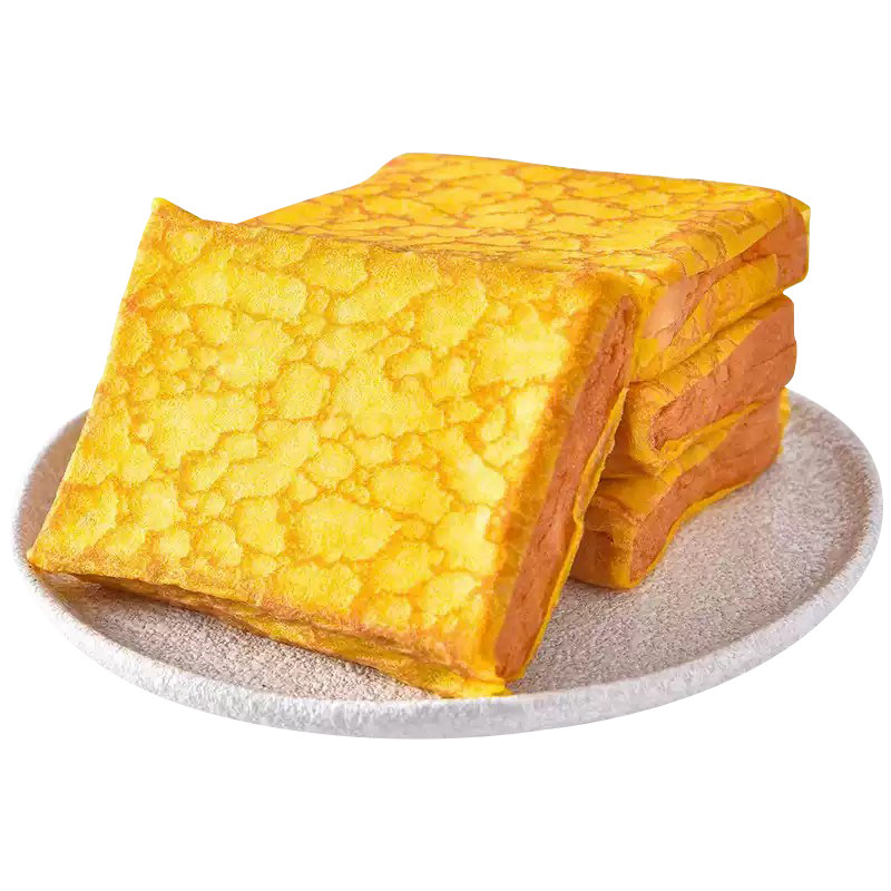 虎皮蛋皮奶芯吐司面包整箱
