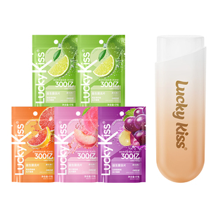 luckykiss弹射益生菌含片无糖清口果味薄荷糖弹出式口香糖维c零食