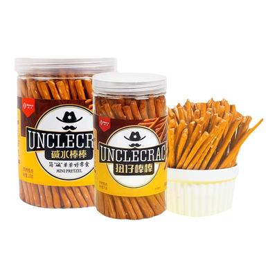 伯力爵碱水棒棒手指饼干儿童零食