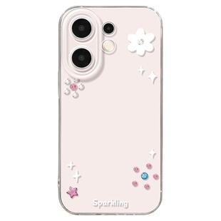 适用vivos30手机壳女款s19pro保护套vivo s16e全包18防摔s15/s12透明s18硅胶软s17外壳支架s9好看花朵新款s20