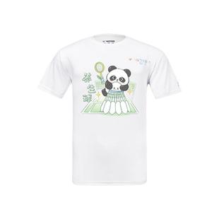 威克多VICTOR胜利新款羽毛球服卡通图案定制男女T恤09020+养生球