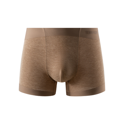 无痕莱赛尔内裤男士平角裤微绒