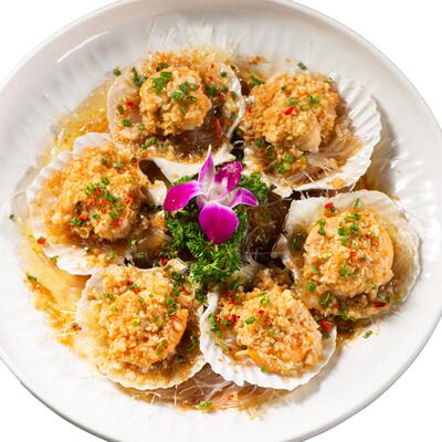 蒜蓉粉丝扇贝肉冷冻半成品烧烤蒸