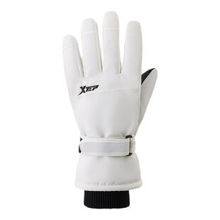 特步手套滑雪专用男士冬骑车保暖加绒防水防风寒单板摩托电动车女