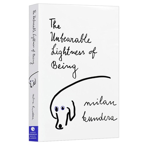 不能承受的生命之轻 英文原版文学小说 The Unbearable Lightness 英文版书 米兰·昆德拉 经典爱情哲学长篇小说进口书籍正版