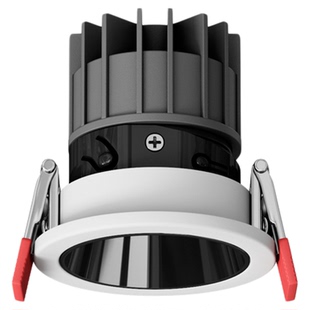 开孔55mm射灯防眩筒灯嵌入式7cm客厅直径6公分孔径6.5厘米小孔灯