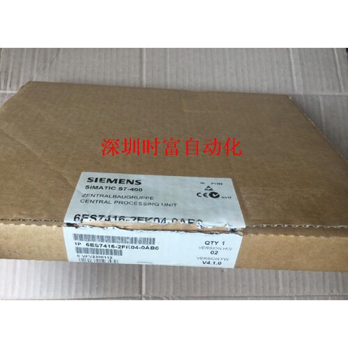 议价原装全新仅开封CPU416F,6ES7 416-2FK04-0AB0,6ES7416-2FK04-