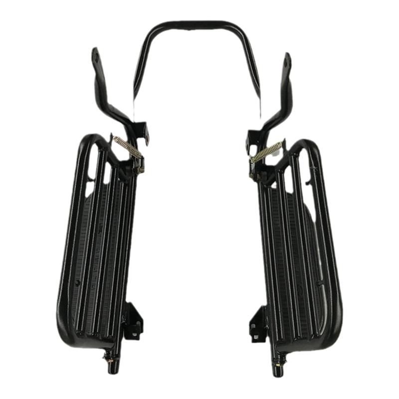 雅马哈T115凌骏110后货架 弯梁车JYM110-3摩托车侧翻大货架踏板