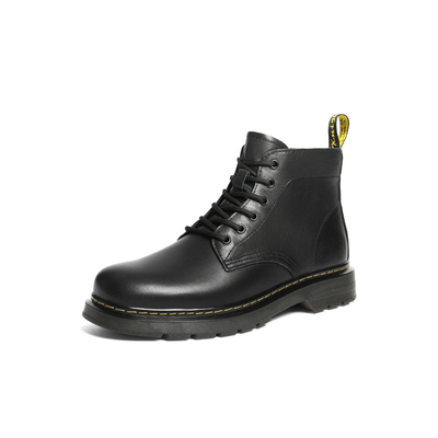 百丽真皮马丁靴休闲内增高男鞋