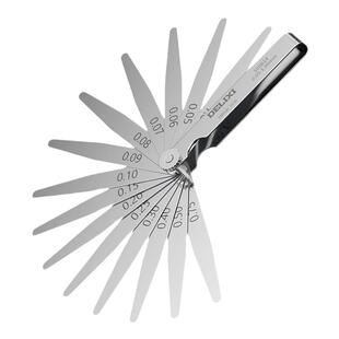 德力西塞尺不锈钢高精度间隙尺单片气门厚薄规钢塞测量套装塞规片