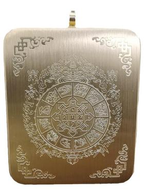 钛钢唐卡外壳嘎乌盒不掉色