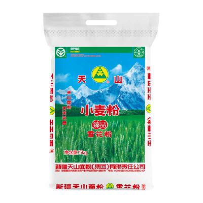 新疆天山面粉家用商用中筋雪花粉