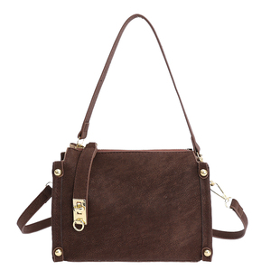 小众复古斜挎包包女式2025新款秋冬单肩包上班通勤轻便手拎小方包