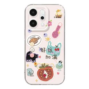 适用opporeno15手机壳女款reno14pro+保护套13全包9pro硅胶8防摔reno7se透明oppo软壳10好运11外壳文字12简约