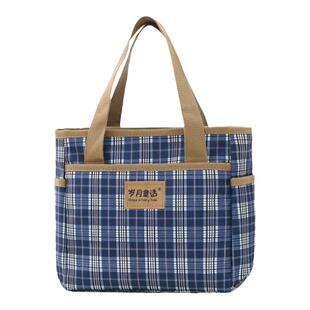 休闲手提包女包新款单肩包上班通勤妈咪外出包时尚潮流妈妈包布包