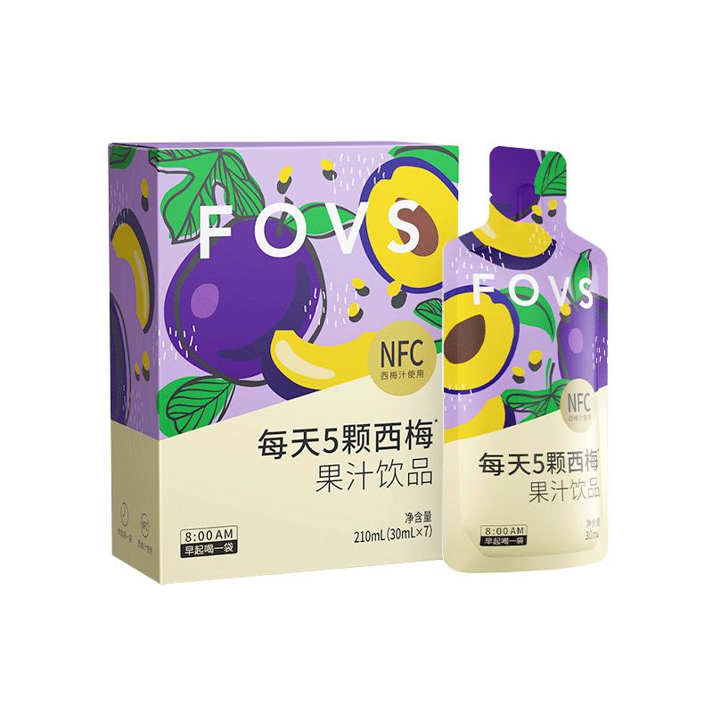 Fovs果维思每天5颗西梅饮NFC工艺100%西梅汁孕妇可用纯果蔬汁