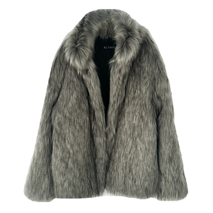 爆款流行环保皮草女款2025新款海宁年轻款冬季超大版狐狸毛厚外套