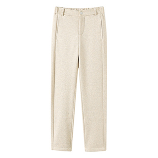 羊毛呢哈伦裤女2025新款秋冬季加绒加厚小个子宽松显瘦老爹萝卜裤