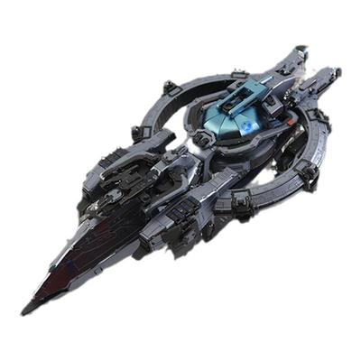 三体 拼酷蓝色空间自然选择号金属战舰拼装模型手办摆件生日礼物