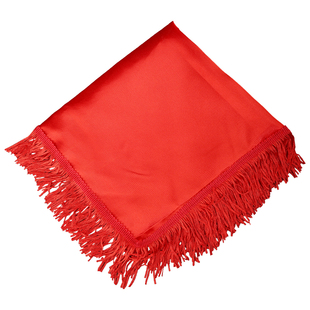 戴玉堂佛像红布流苏款盖布盖头菩萨包裹遮盖观音像神像盖佛像的布