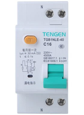 天正电气双进双出DPN漏电保护器