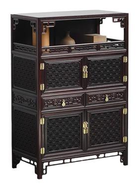 小叶紫檀镂空雕花柜天纵