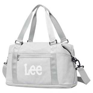 Lee大容量旅行包女新款时尚手提斜挎包运动健身包男可扩容单肩包