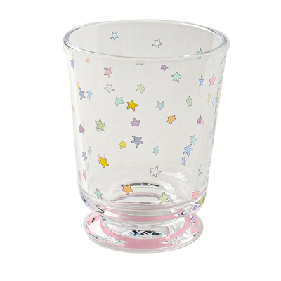 舍里少女心夏日高脚玻璃杯咖啡杯