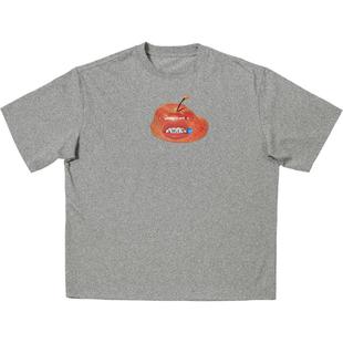 O3PARK夏季新款索洛纳速干凉感短袖宽松百搭”苹果战士“印花T恤