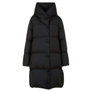 【轻羽45°云】朗姿霍尔多巴吉鹅绒连帽长款羽绒服2025年冬季新款