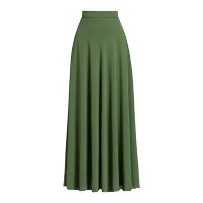 家宁服饰长裙高腰a字大摆百搭