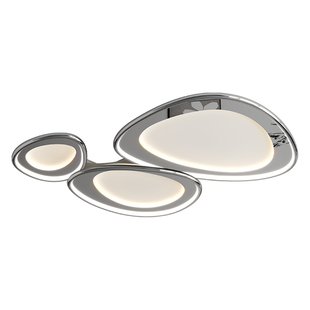 现代简约客厅吸顶灯主灯大气高级感极简轻奢新款灯具组合全屋套餐