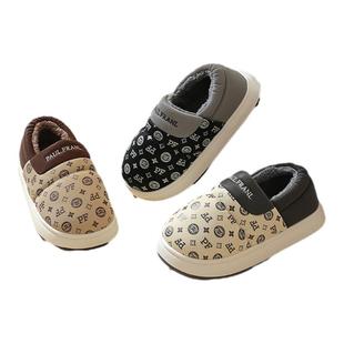 大嘴猴棉拖鞋女2025新款室内家居冬季情侣加绒包跟男外穿月子棉鞋