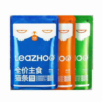 LEAZHOO力爪猫全价主食鱼油猫条