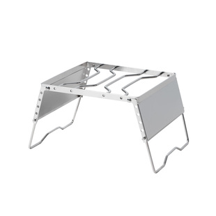 牧高笛户外露营野餐炊具便携不锈钢可调节锅架迷你气炉架子LY