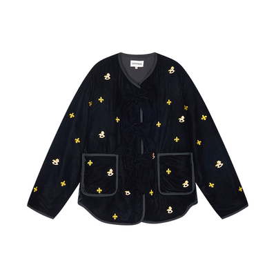UOOYAA古典木马丝绒M65内胆棉服
