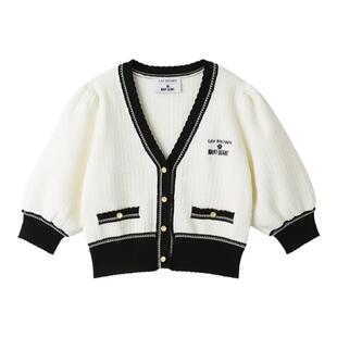 LILY BROWN春夏款 MARY QUANT联名针织开衫LWND241206