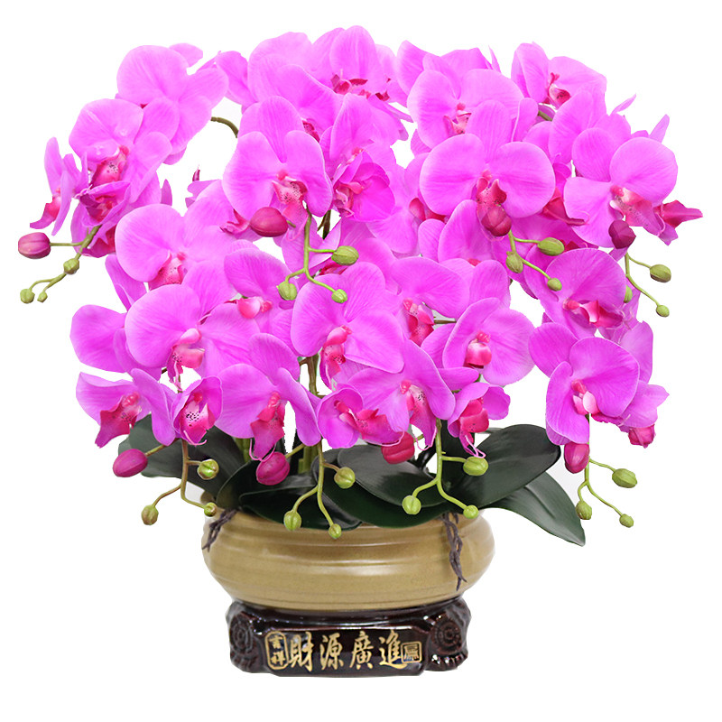 仿真花特大号手感PU蝴蝶兰