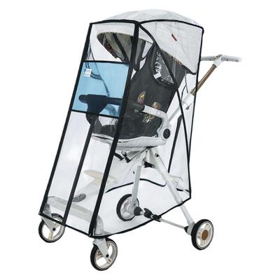 溜娃神器雨罩婴儿推车通用防风罩